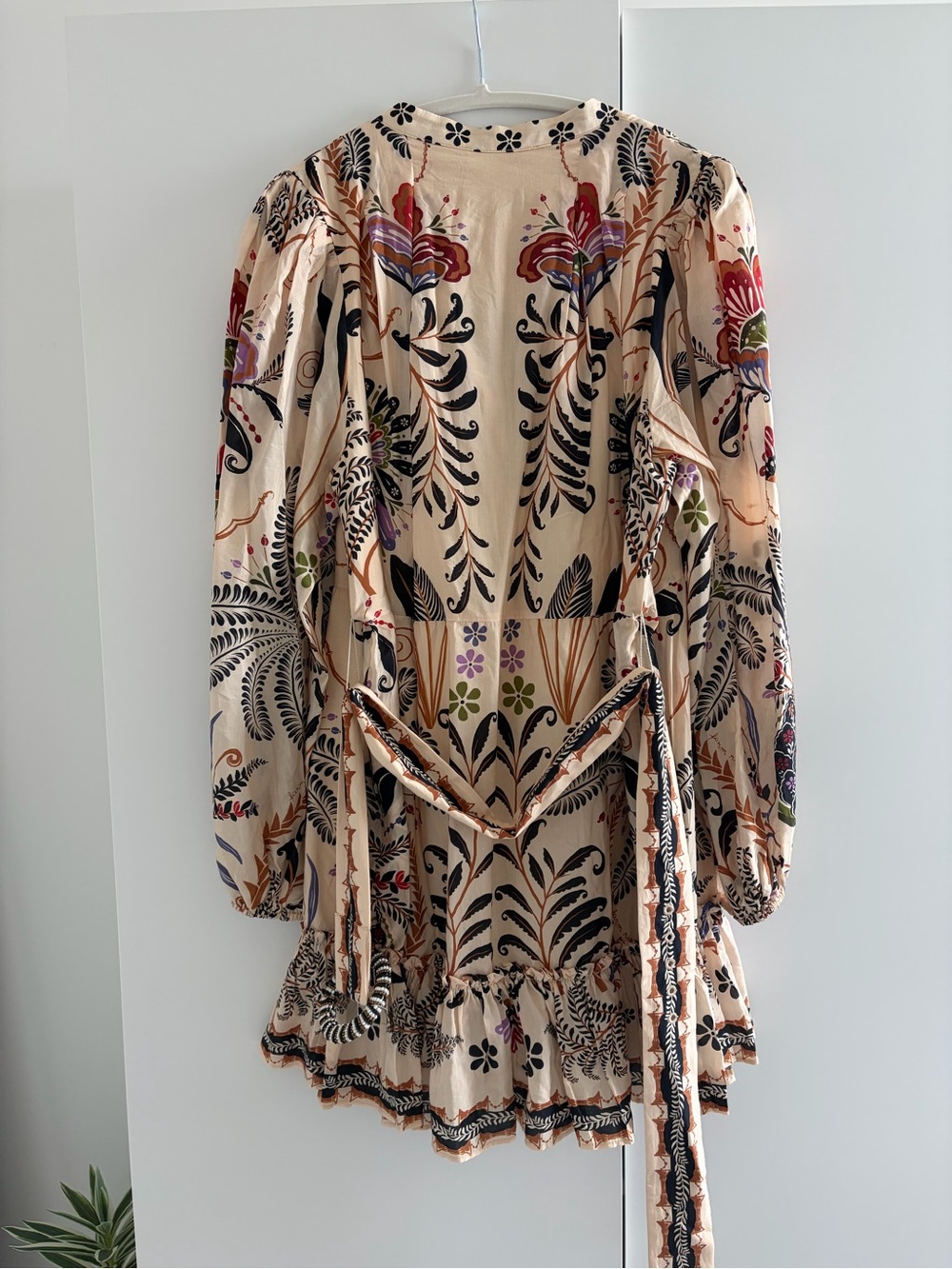 Farm Rio Nature Sand Mini Dress - Picture 6 of 8